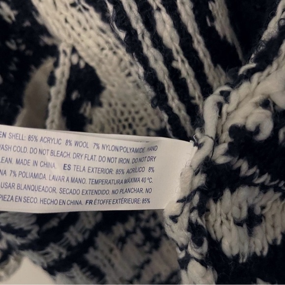 Vintage 90s Forever 21 Fair Isle preppy western academia ski resort cardigan - Picture 4 of 6